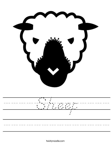 Sheep Head Worksheet
