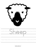 Sheep Worksheet
