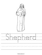 Shepherd Handwriting Sheet