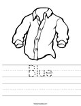 Blue Worksheet