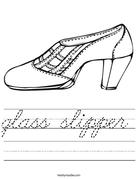 Shoe Worksheet