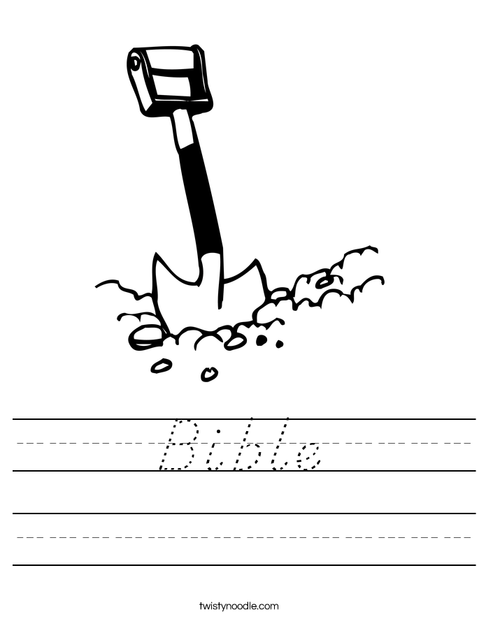 Bible Worksheet
