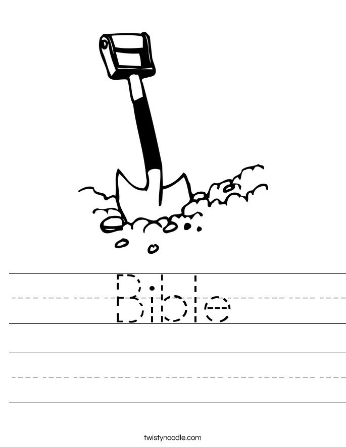 Bible Worksheet