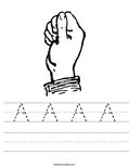 A A A A Worksheet