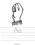 Aa Worksheet