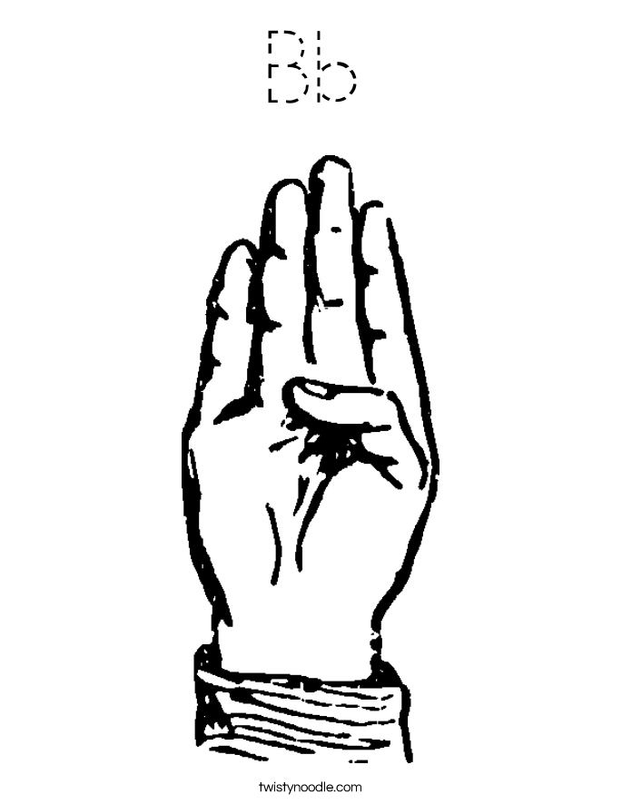 Bb Coloring Page