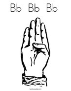 sign language coloring pages