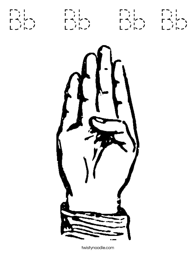 Bb  Bb  Bb Bb Coloring Page