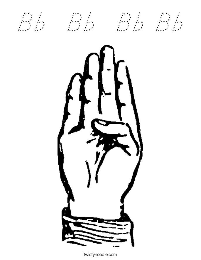 Bb  Bb  Bb Bb Coloring Page