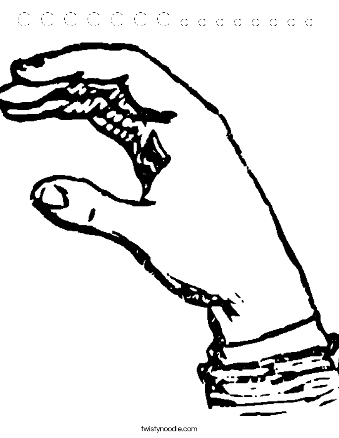 C C C C C C C c c c c c c c c  Coloring Page