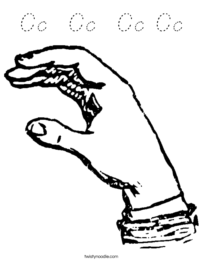 Cc  Cc  Cc Cc Coloring Page