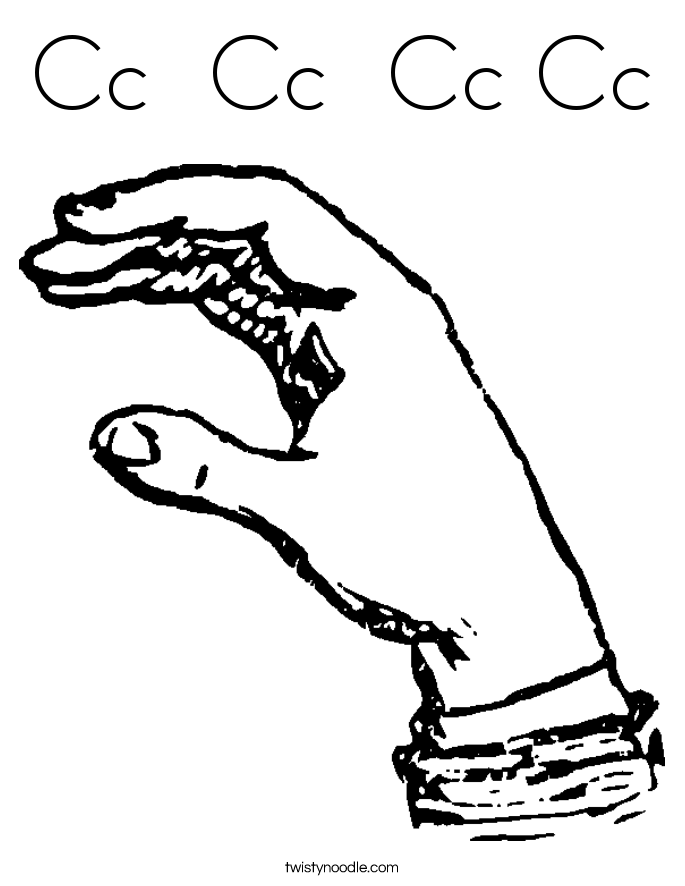 Cc  Cc  Cc Cc Coloring Page