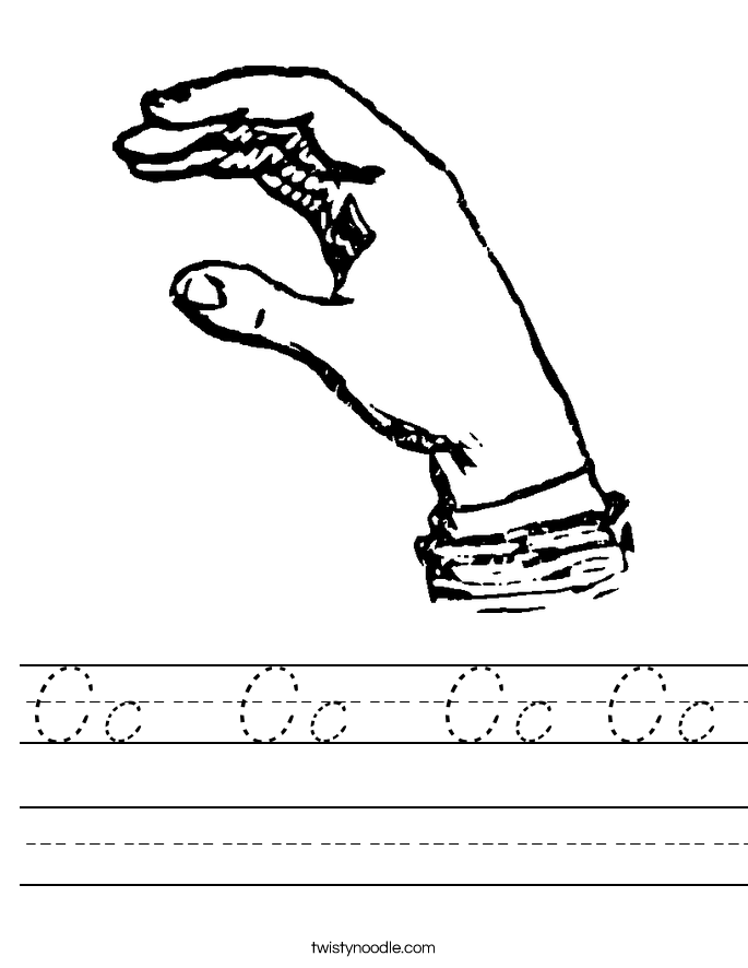 Cc  Cc  Cc Cc Worksheet