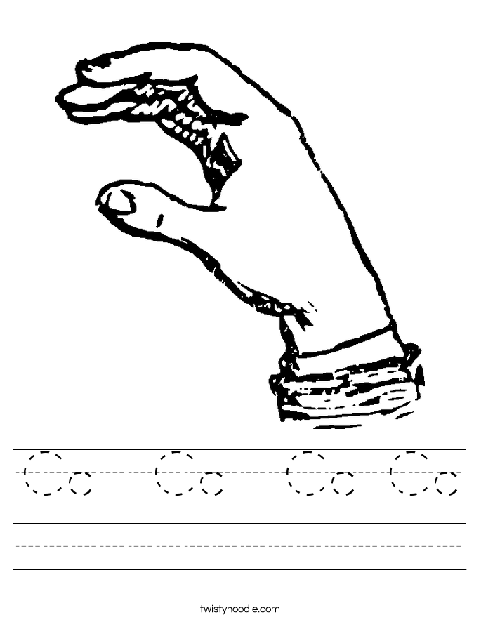 Cc  Cc  Cc Cc Worksheet
