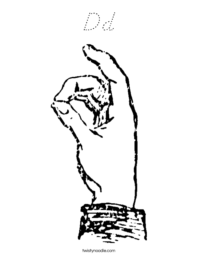Dd Coloring Page