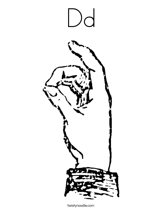 Dd Coloring Page