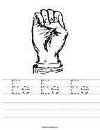 preschool worksheets letter e Ee Ee Ee Handwriting Sheet