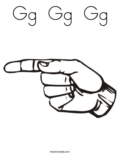 Download Gg Gg Gg Coloring Page - Twisty Noodle