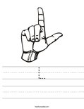 L Worksheet
