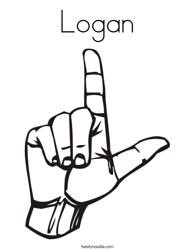 Logan Coloring Pages Template Sketch Coloring Page