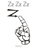 Zz Zz Zz Coloring Page