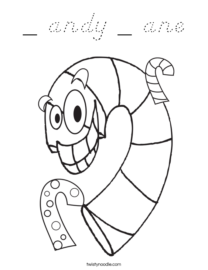 _ andy _ ane Coloring Page