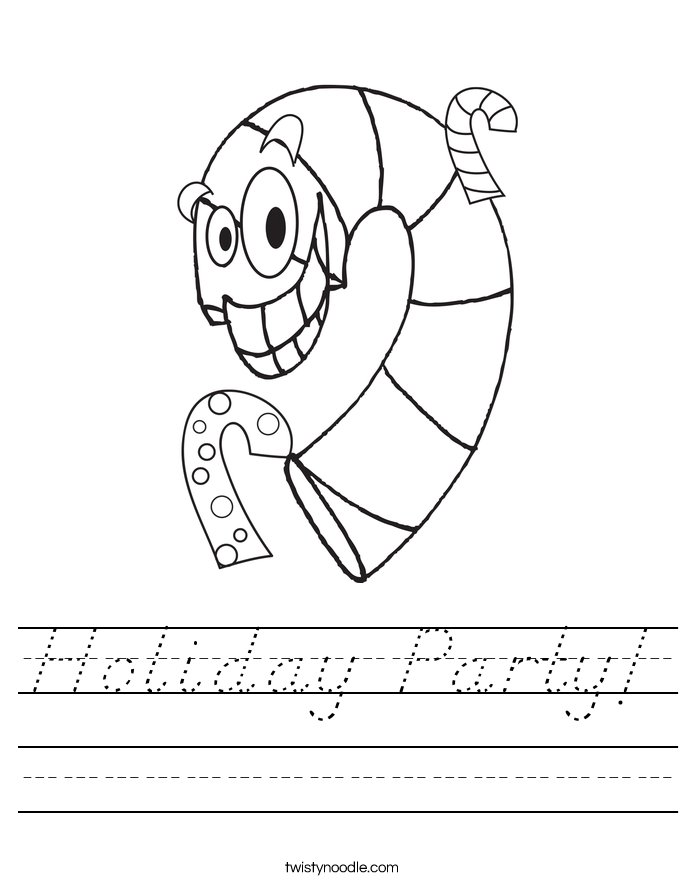 Holiday Party! Worksheet