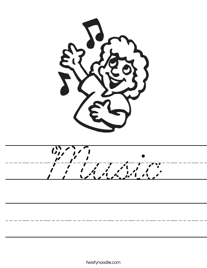 Music Worksheet