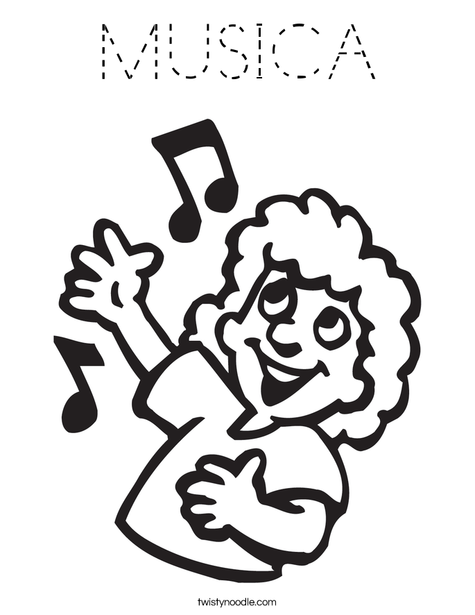 MUSICA Coloring Page