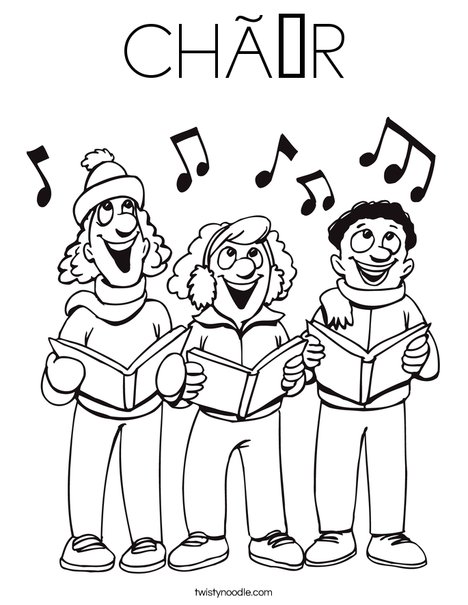 Singers Coloring Page