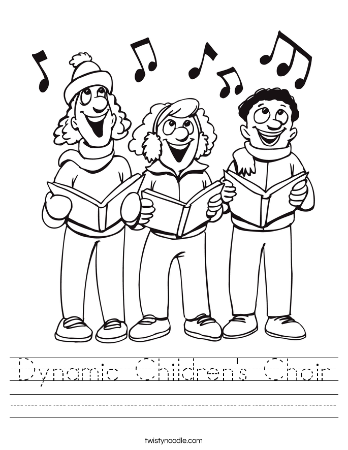 Dynamic Children's Choir Worksheet