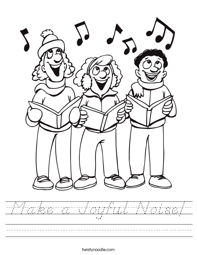 Make a Joyful Noise! Worksheet