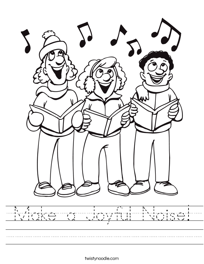 Make a Joyful Noise! Worksheet