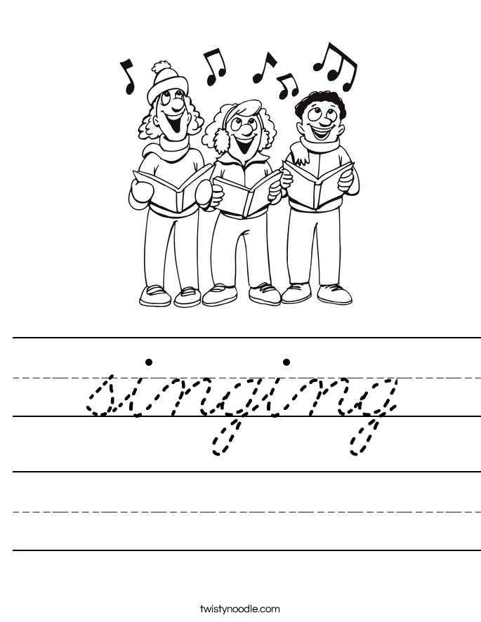 singing Worksheet