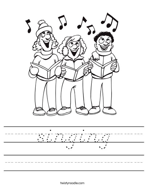 Singers Worksheet