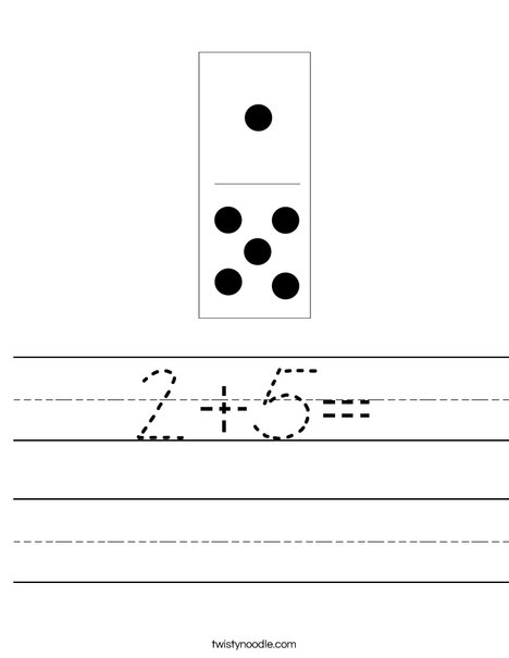 Domino Six Worksheet