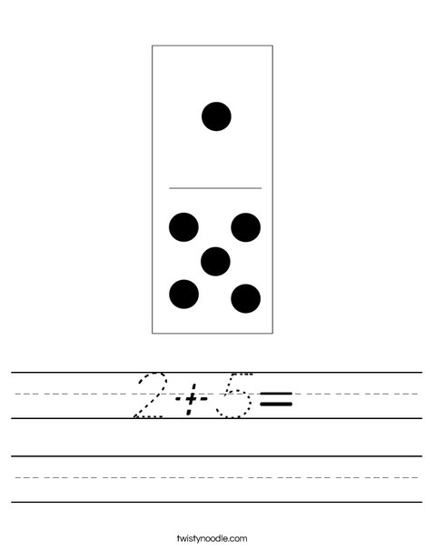 Domino Six Worksheet