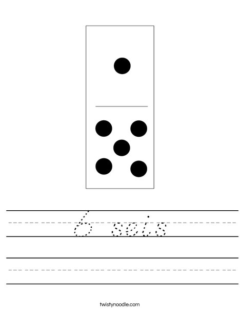 Domino Six Worksheet