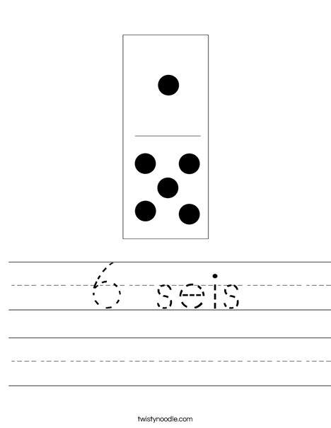 Domino Six Worksheet