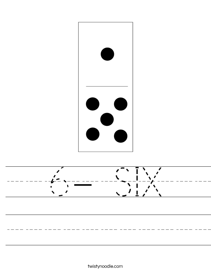 6- SIX Worksheet
