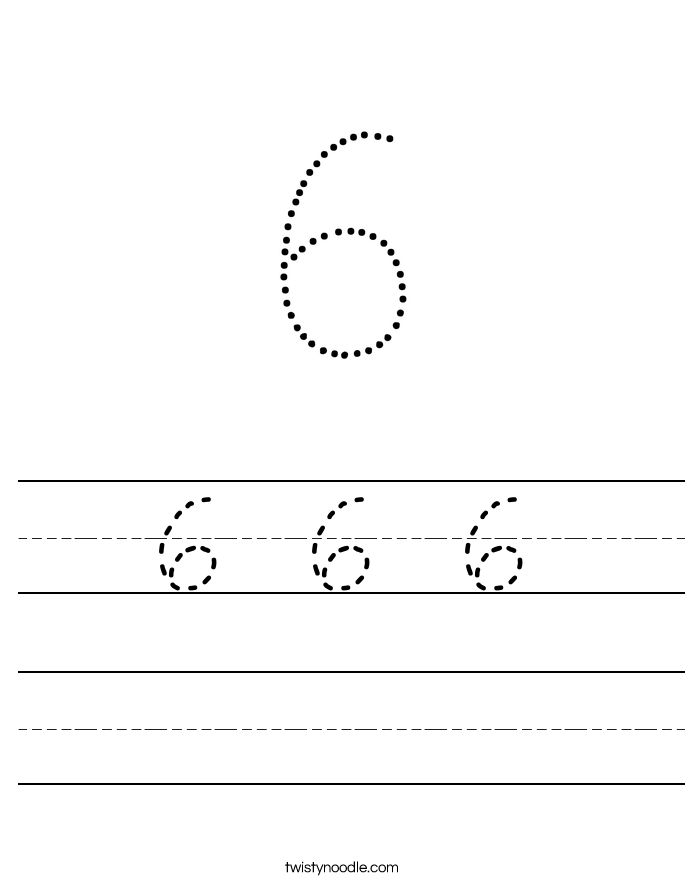 6 6 6 Worksheet