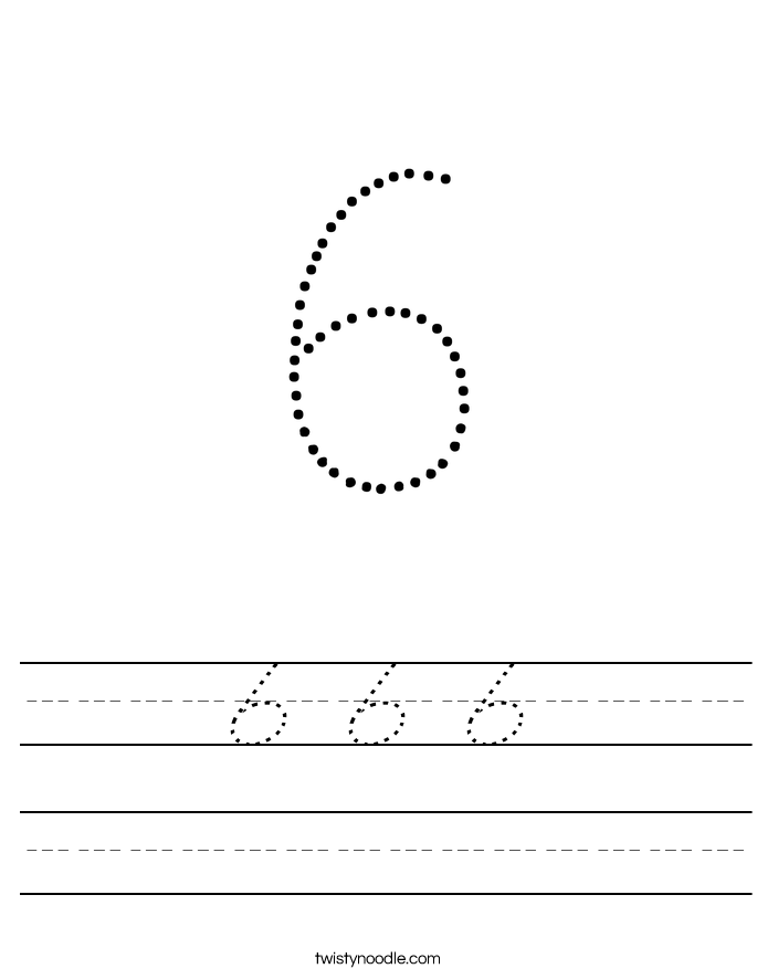 6 6 6 Worksheet