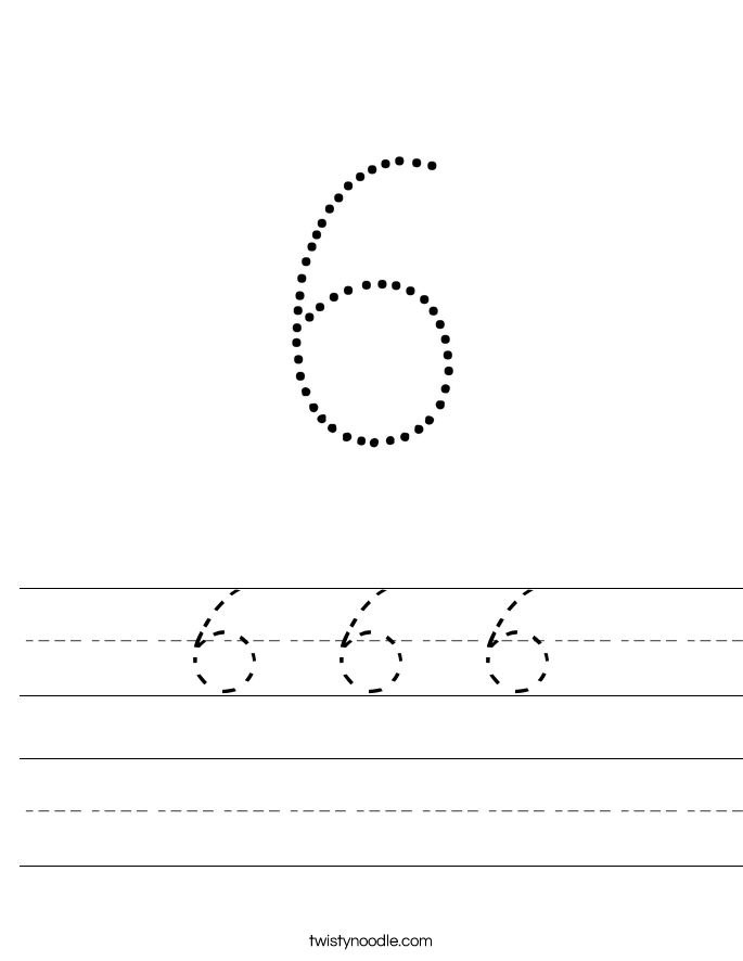 6 6 6 Worksheet