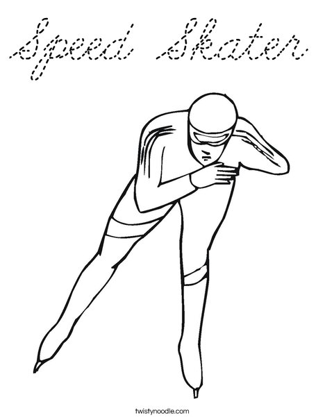 Skater Coloring Page