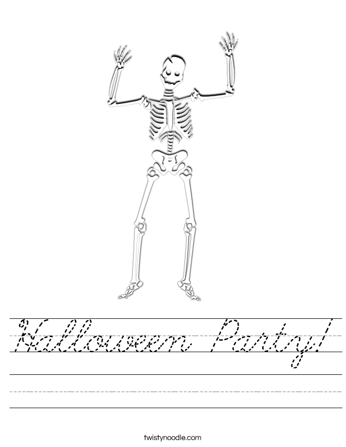 Halloween Party! Worksheet