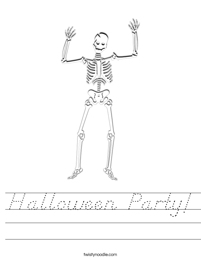 Halloween Party! Worksheet