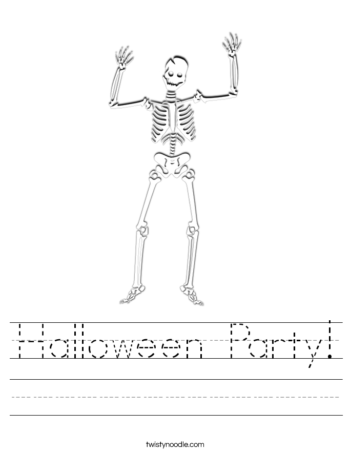 Halloween Party! Worksheet