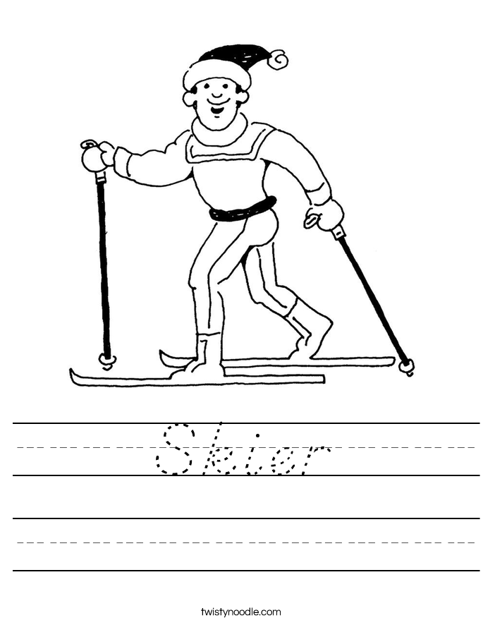 Skier Worksheet