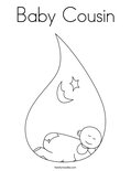 Baby CousinColoring Page