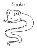 SnakeColoring Page